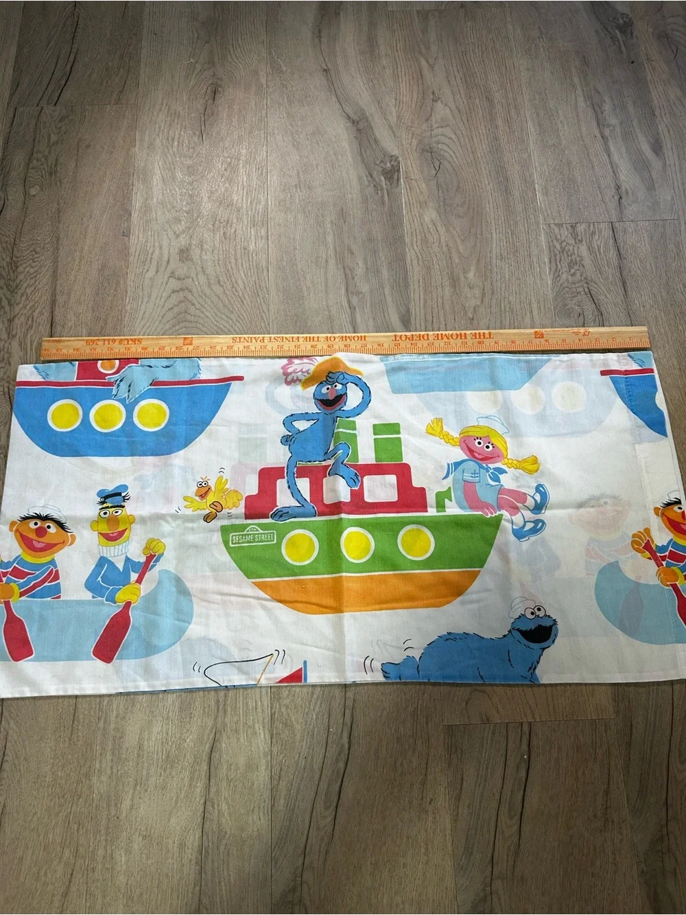 Sesame Street Kids Boat Print Pillowcase - Multicolor